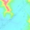 Mapa topográfico Tantehue, altitude, relevo