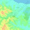 Mapa topográfico Kumpeh Ulu, altitude, relevo