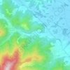 Mapa topográfico Pieve di Compito, altitude, relevo