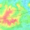 Mapa topográfico Moor, altitude, relevo