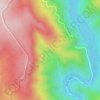 Mapa topográfico Sue City, altitude, relevo