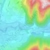 Mapa topográfico Prévières, altitude, relevo