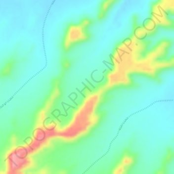 Mapa topográfico Khashm ar Rumaythah, altitude, relevo