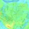 Mapa topográfico Les Brossards, altitude, relevo