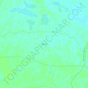 Mapa topográfico Narail, altitude, relevo