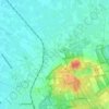 Mapa topográfico Meulunteren, altitude, relevo