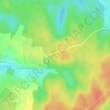 Mapa topográfico La Gruyère, altitude, relevo