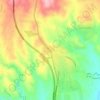 Mapa topográfico Las Pajanosas, altitude, relevo