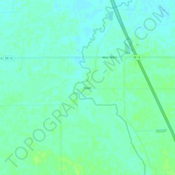 Mapa topográfico Egypt, altitude, relevo