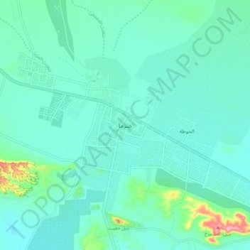 Mapa topográfico Duruma, altitude, relevo