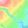 Mapa topográfico Ebenezer, altitude, relevo