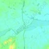 Mapa topográfico Radcot, altitude, relevo