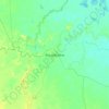 Mapa topográfico Encontrados, altitude, relevo