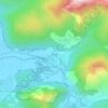 Mapa topográfico Cazaledo, altitude, relevo