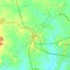 Mapa topográfico Jasidih, altitude, relevo