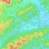 Mapa topográfico Campea, altitude, relevo