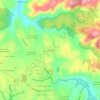 Mapa topográfico Catrimalal, altitude, relevo