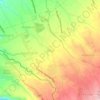 Mapa topográfico Bilog, altitude, relevo