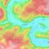 Mapa topográfico Konstein, altitude, relevo