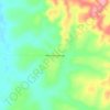 Mapa topográfico Mbemba Ngango, altitude, relevo