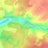 Mapa topográfico Labarre, altitude, relevo