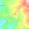 Mapa topográfico El Triunfo, altitude, relevo