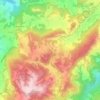 Mapa topográfico Iola, altitude, relevo