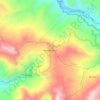 Mapa topográfico Montan Mayo, altitude, relevo