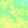 Mapa topográfico Gedung Meneng, altitude, relevo