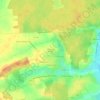 Mapa topográfico La Chaume Blanche, altitude, relevo