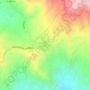 Mapa topográfico La Gran Vía, altitude, relevo