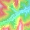 Mapa topográfico Bumburait, altitude, relevo