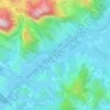 Mapa topográfico Monte Pio, altitude, relevo