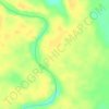 Mapa topográfico Kiyura, altitude, relevo