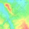 Mapa topográfico Nohant, altitude, relevo