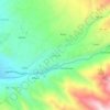 Mapa topográfico Unchus, altitude, relevo