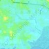 Mapa topográfico Sagulung, altitude, relevo