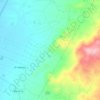 Mapa topográfico Los Gaspares, altitude, relevo