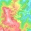Mapa topográfico Umeiros, altitude, relevo