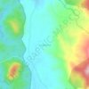 Mapa topográfico Anabanua, altitude, relevo