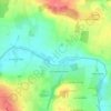 Mapa topográfico La Pitoulais, altitude, relevo