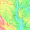Mapa topográfico Bridgnorth, altitude, relevo