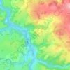 Mapa topográfico Villelot, altitude, relevo