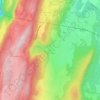 Mapa topográfico Volognat, altitude, relevo