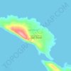 Mapa topográfico Cadena de Amor, altitude, relevo