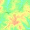 Mapa topográfico Somerville, altitude, relevo