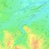 Mapa topográfico Le Thureau, altitude, relevo