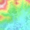 Mapa topográfico Suartello, altitude, relevo