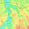 Mapa topográfico Cadasmampar, altitude, relevo