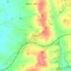 Mapa topográfico Talaton, altitude, relevo